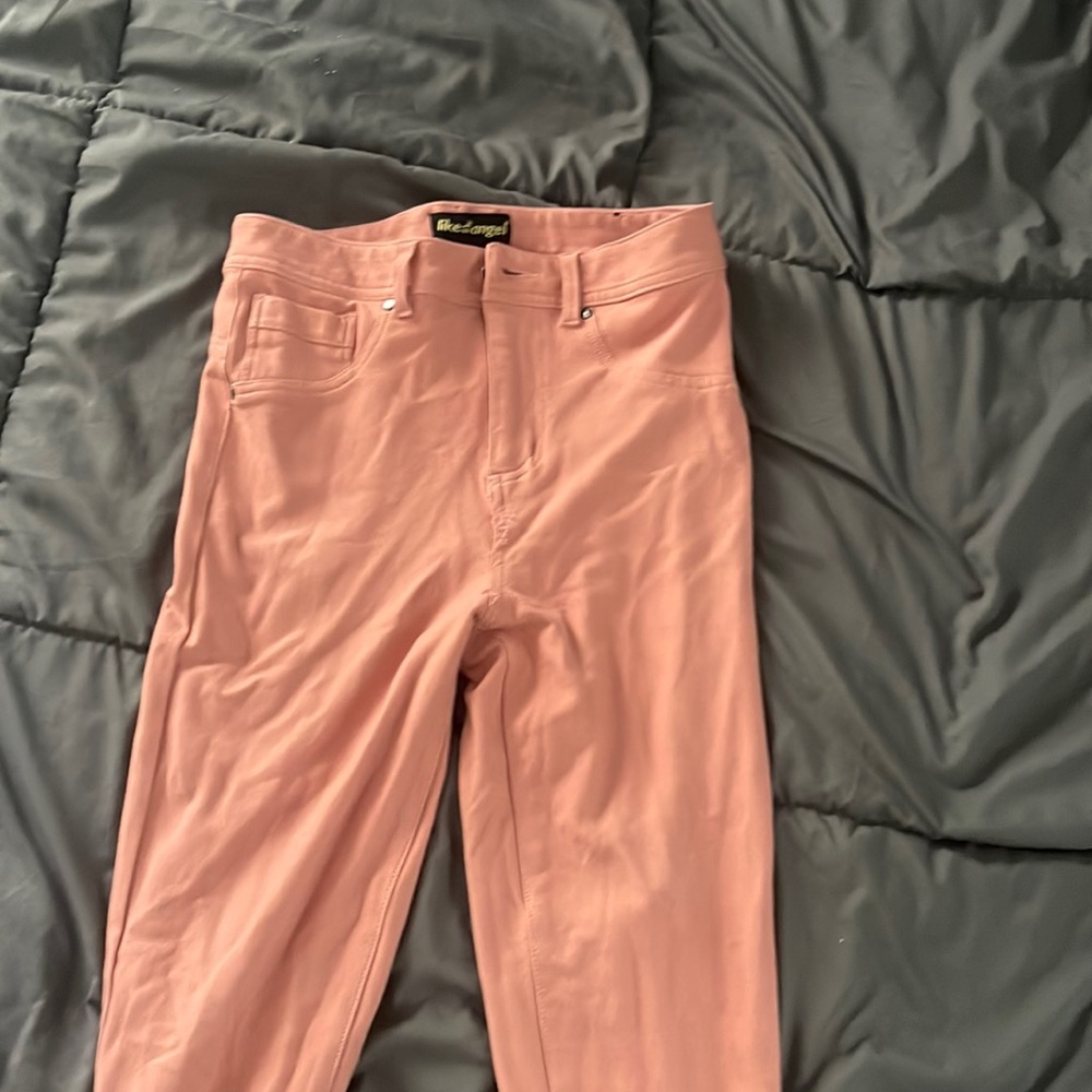 Mauve colored medium soft pants